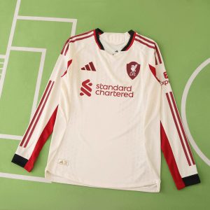 25/26 Liverpool Away Jersey Player Version Long Sleeved