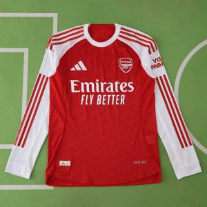 25/26 Arsenal Home Jersey Player Version Long Sleeved
