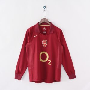 05/06 Arsenal Home Jersey Long Sleeved