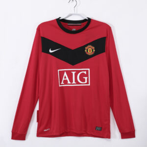 09/10 Manchester United Home Jersey Long Sleeved