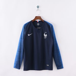 2018 France Home Jersey Long Sleeved