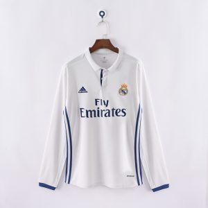 16/17 Real Madrid Home Jersey Long Sleeved