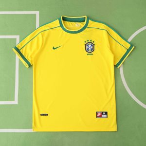 1998 Brazil Home Jersey