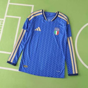 26/27 Italy Home Jersey Player Version Long Sleeved