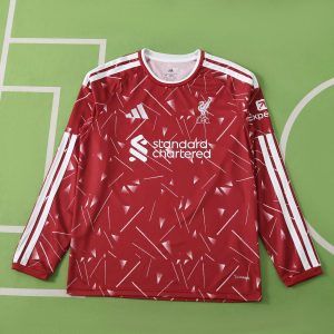 26/27 Liverpool Home Jersey Fan Version Long Sleeved