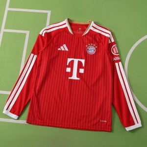 26/27 Bayern Munich Home Jersey Fan Version Long Sleeved